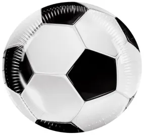 6 piatti calcio 23 cm