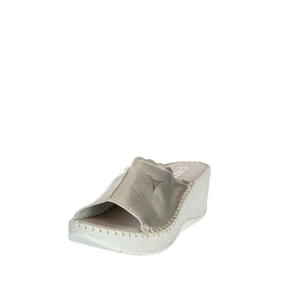 Cinzia Soft  CIABATTE CON ZEPPA IU552012-NL ORO