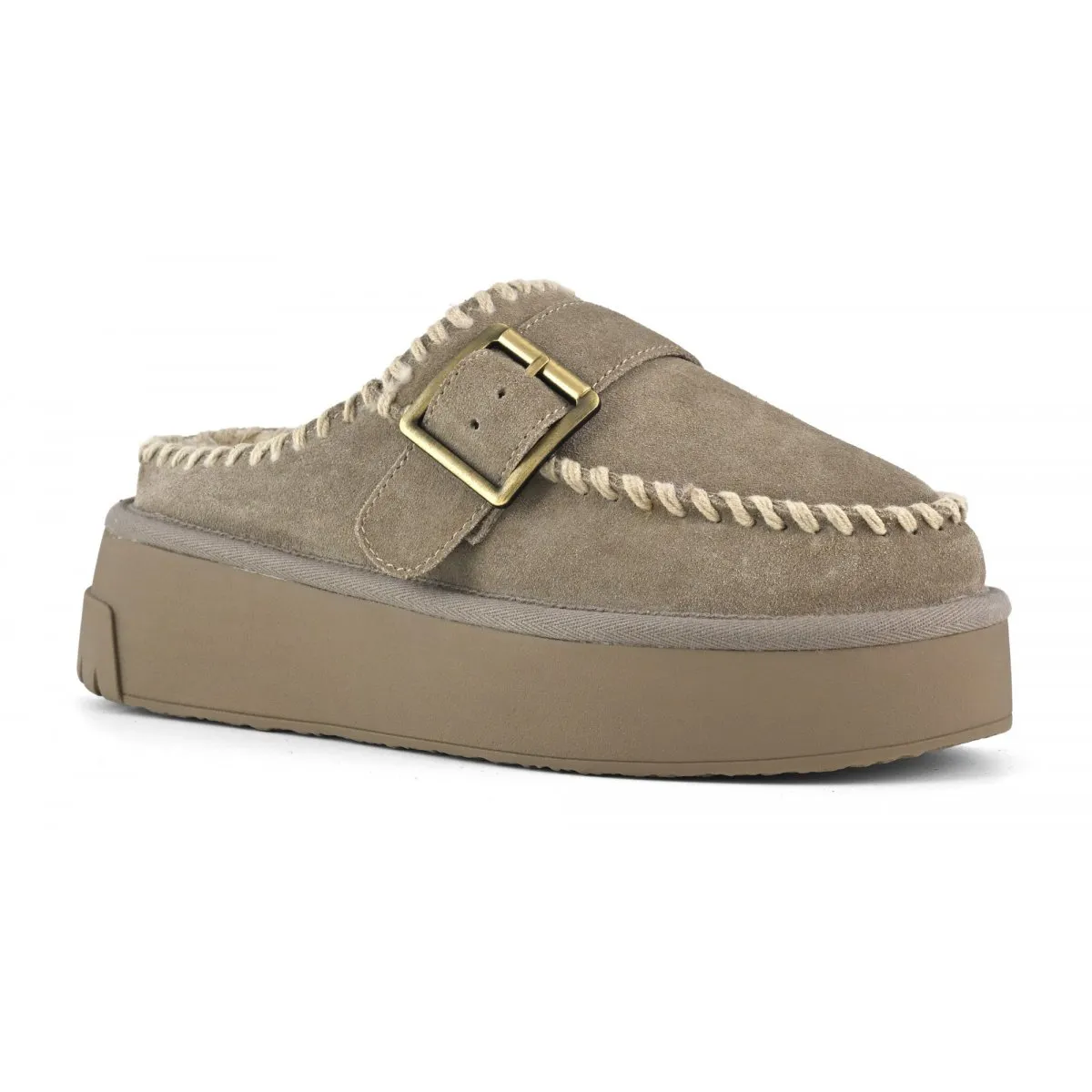 COLORS OF CALIFORNIA      Sabot con infilature su suola sneaker