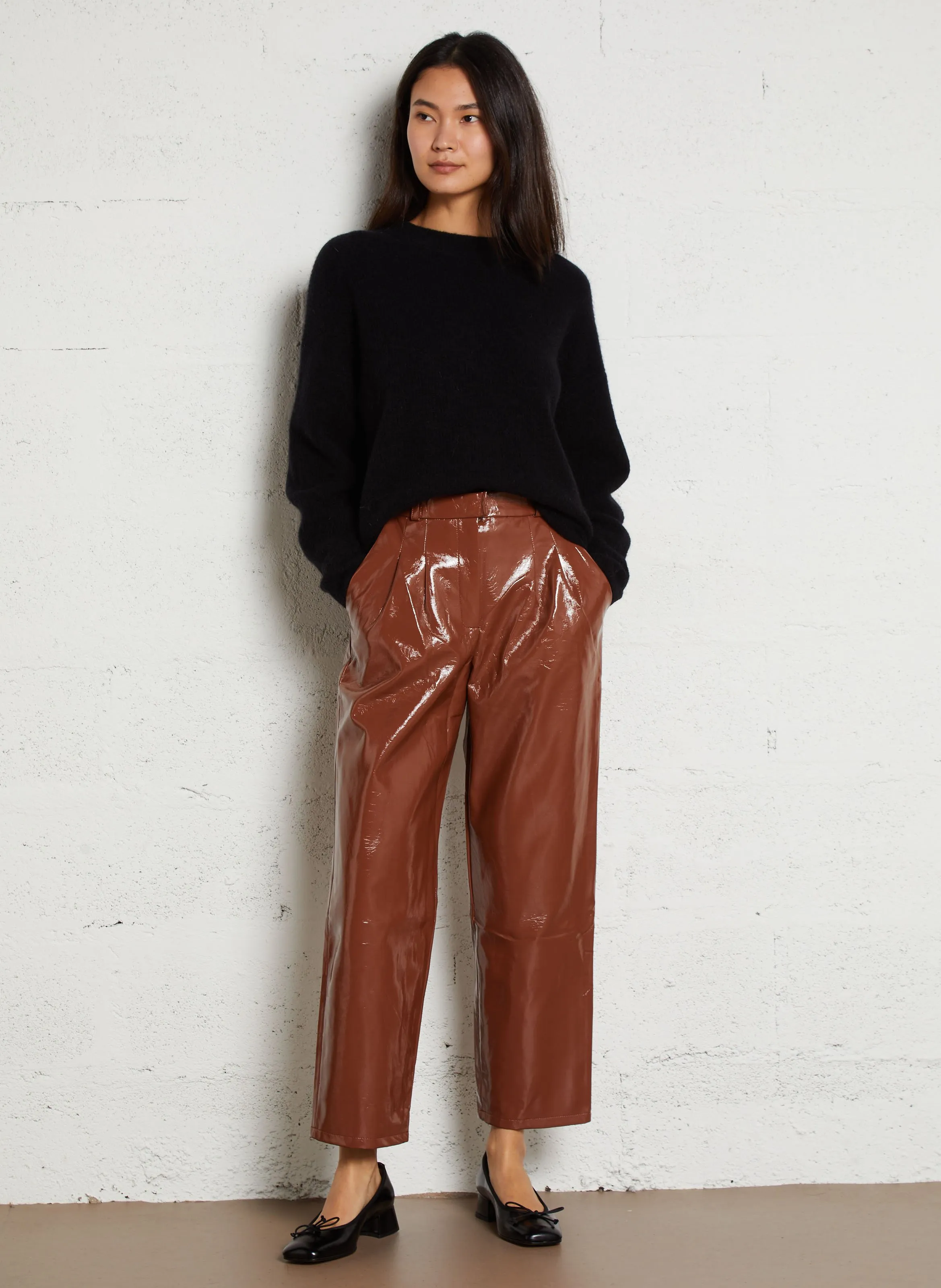  COSMOPARIS   LAURA - Ballerine in pelle | Nero