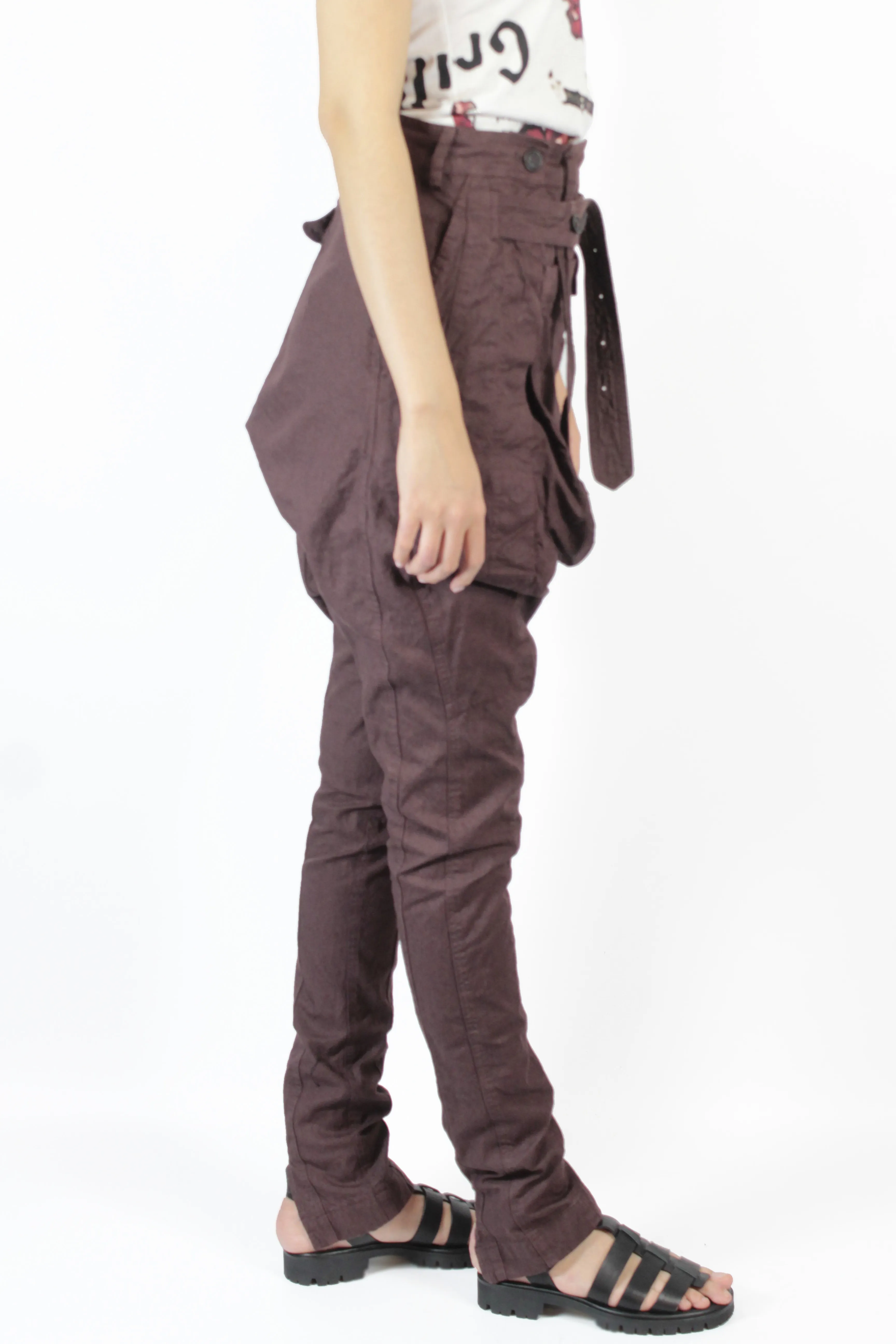   Down Belt Pants 