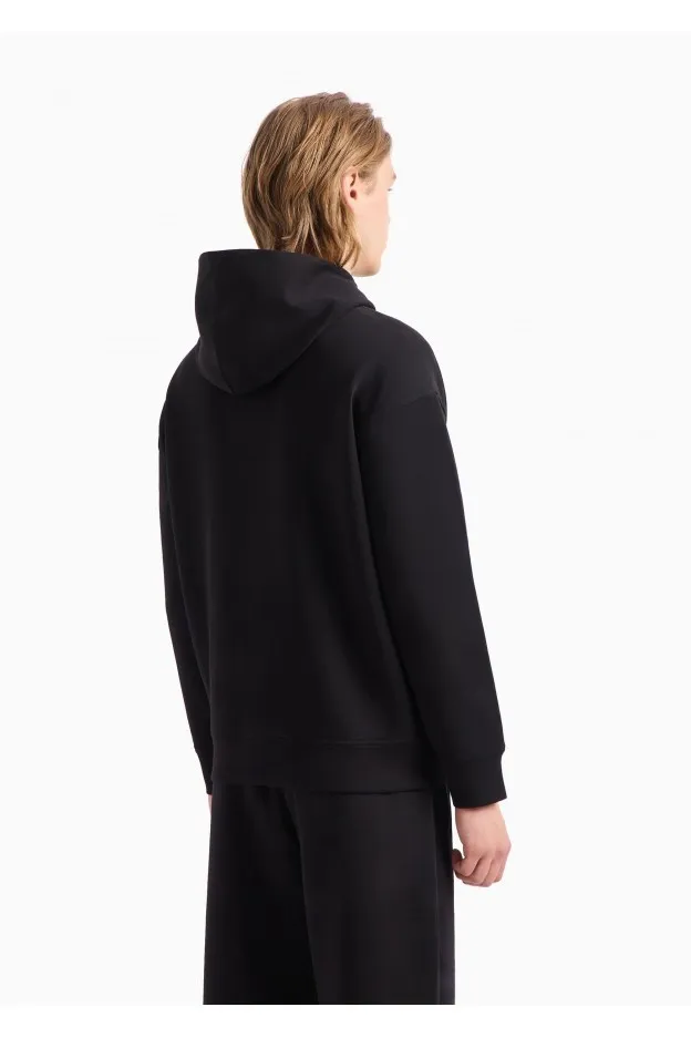   Emporio Armani     Emporio Armani Felpa Con Cappuccio E Patch In Double Jersey Capsule Ramadan    