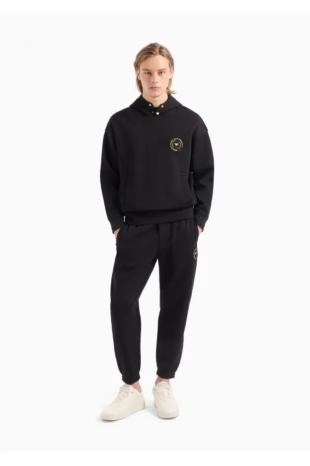   Emporio Armani     Emporio Armani Felpa Con Cappuccio E Patch In Double Jersey Capsule Ramadan    