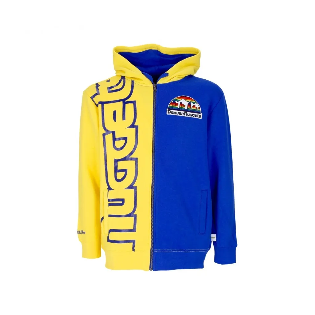 felpa cappuccio zip uomo nba full zip fleece 20 hardwood classics dennug MULTI