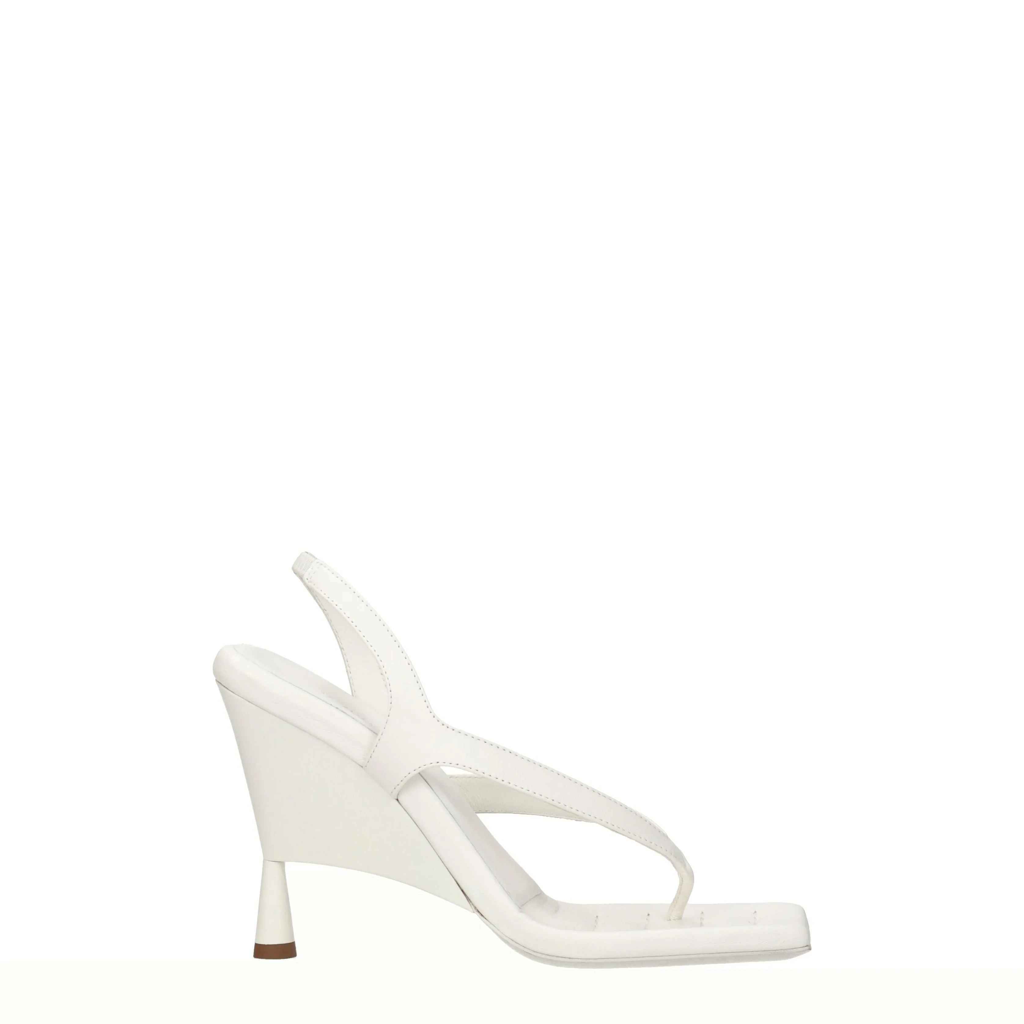 Gia Borghini Sandali Donna Pelle Beige/Avorio