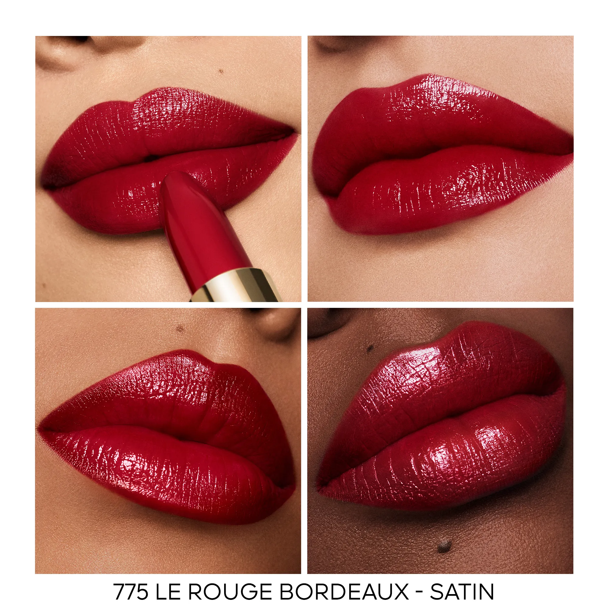  GUERLAIN   ROUGE G Il ricarica - Il rossetto personalizzabile per labbra curate |  - 775 LE ROUGE BORDEAUX - SATIN