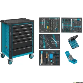 Hazet 179N-7/220 Carrello portautensili pieno di 220 pezzi