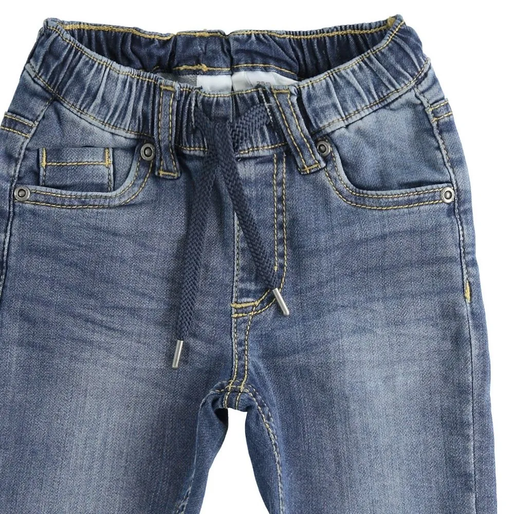 jeans tutto elastico senza bottone 4.4256 bambino ido 
