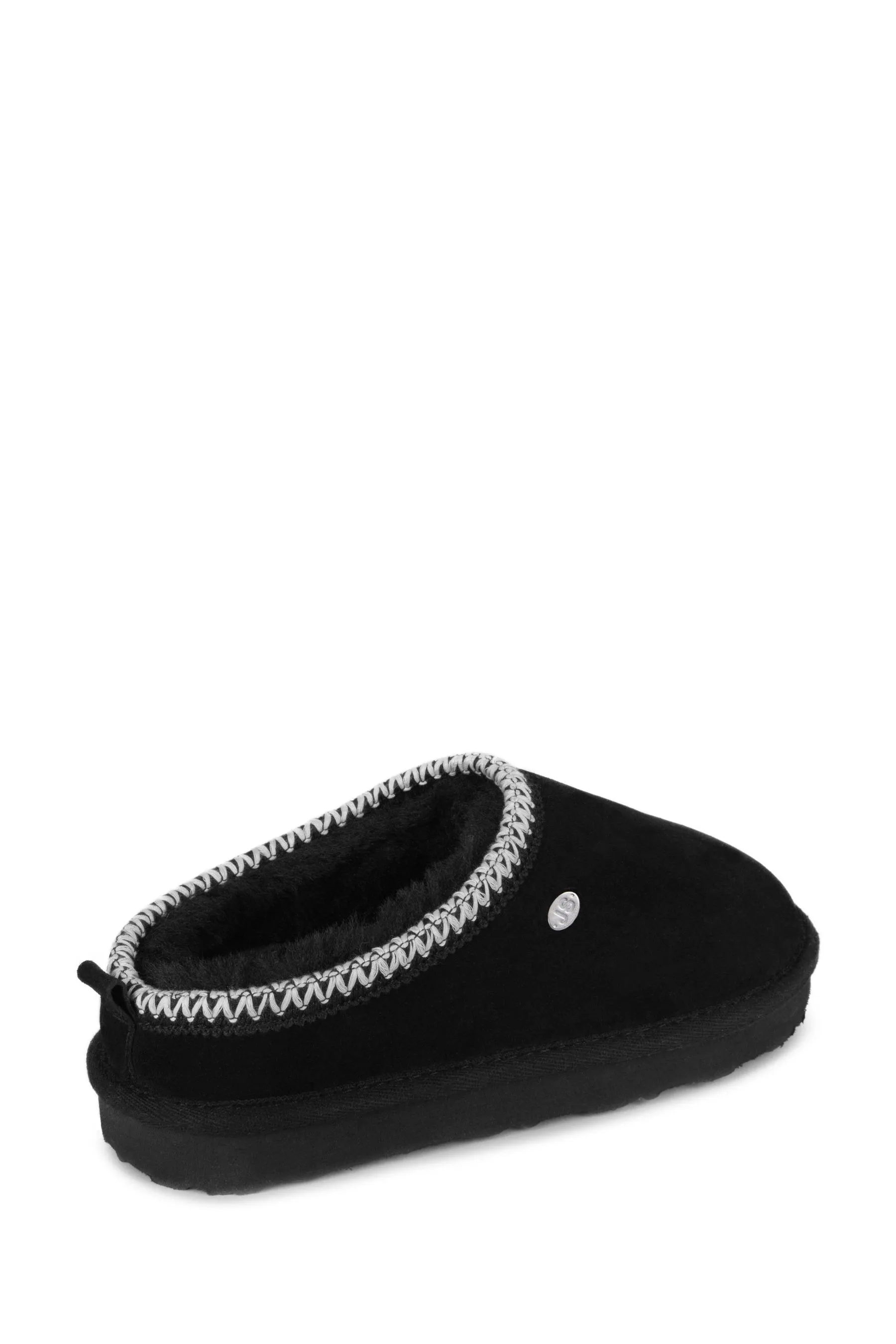 Just Sheepskin Ladies Erin Swept Back Mule Slippers    