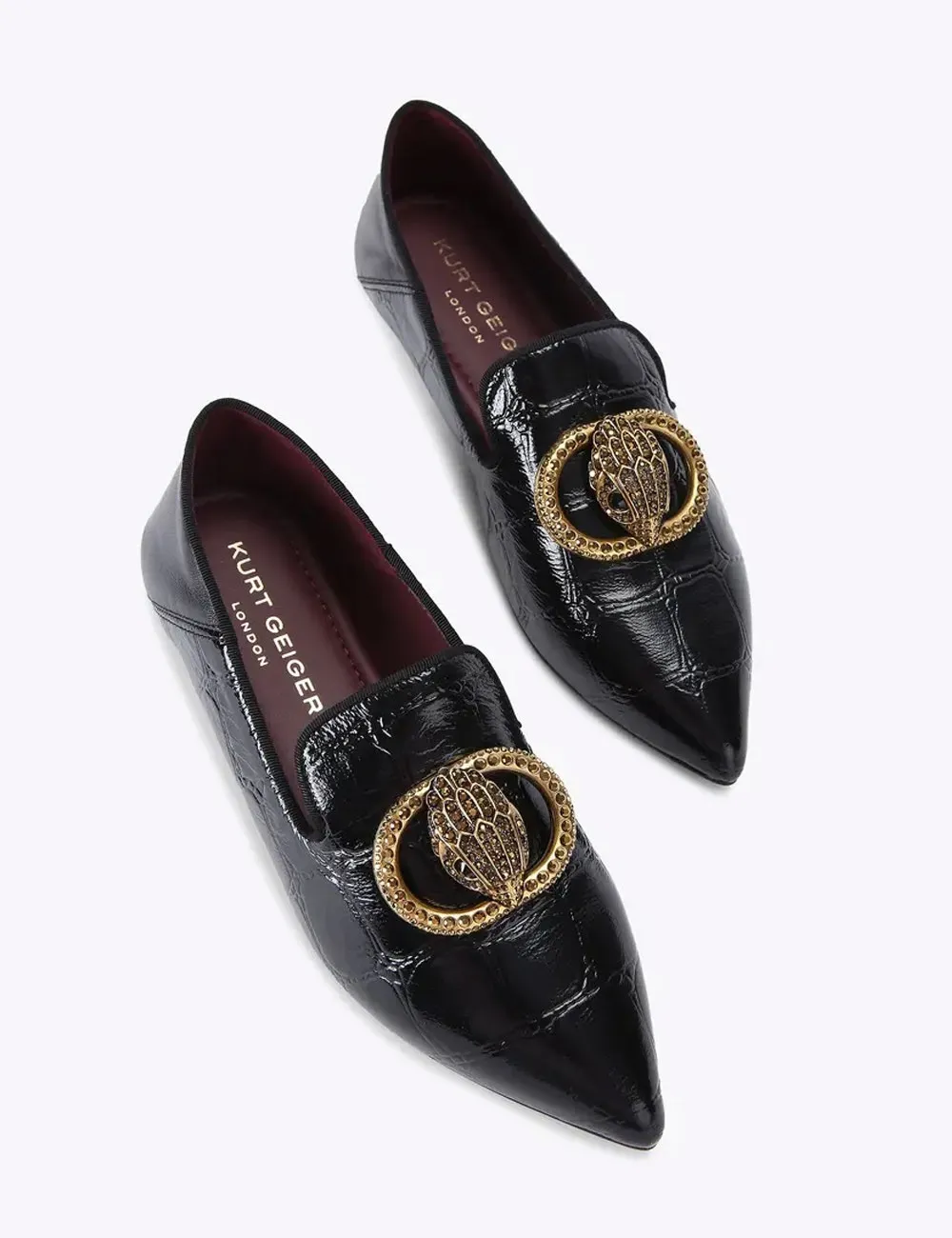 Kurt Geiger     Mocassino chelsea point slip on flat
