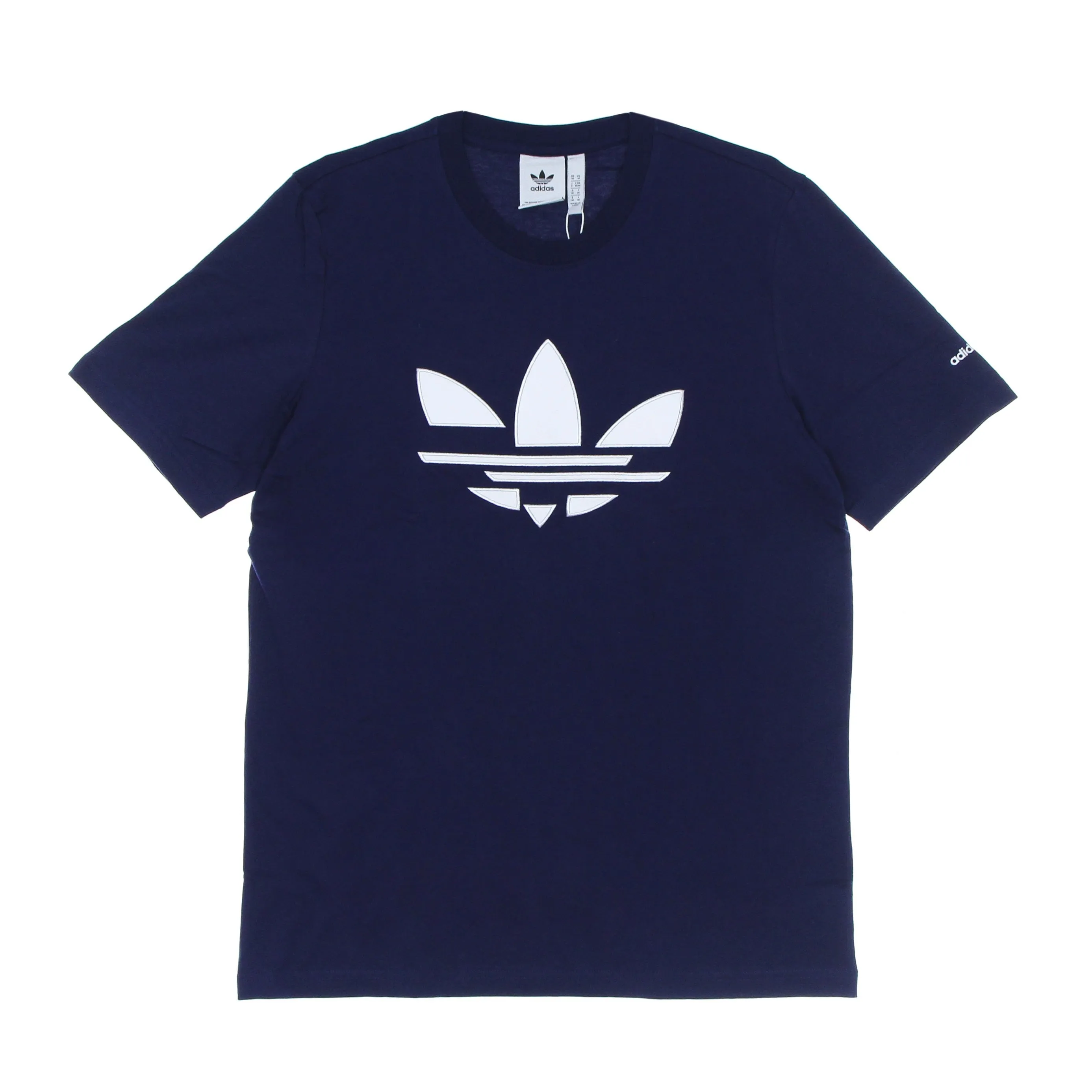 Maglietta Uomo Adicolor Shattered Trefoil Tee Night Sky/white
