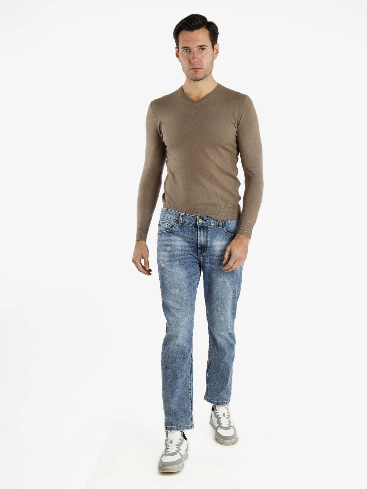 Max & Liu Jean homme taille basse coupe classique