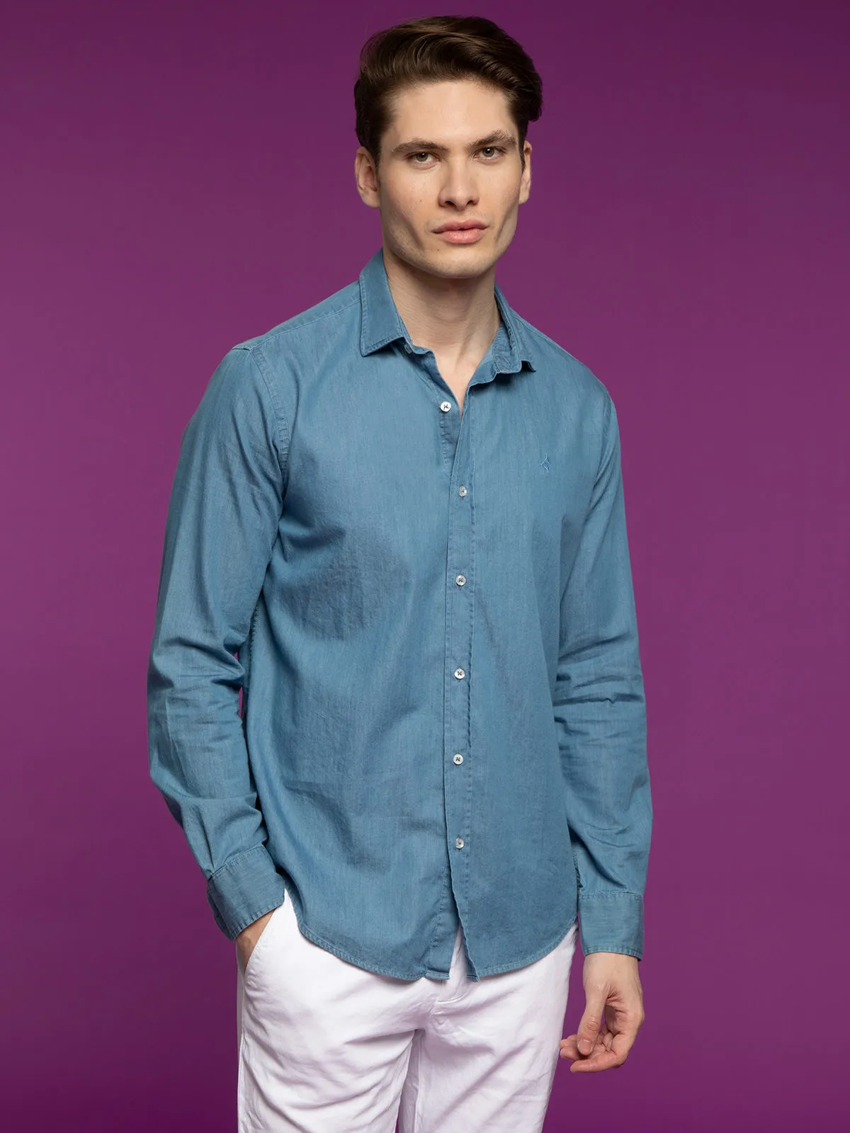 Navigare Chemise en jean homme