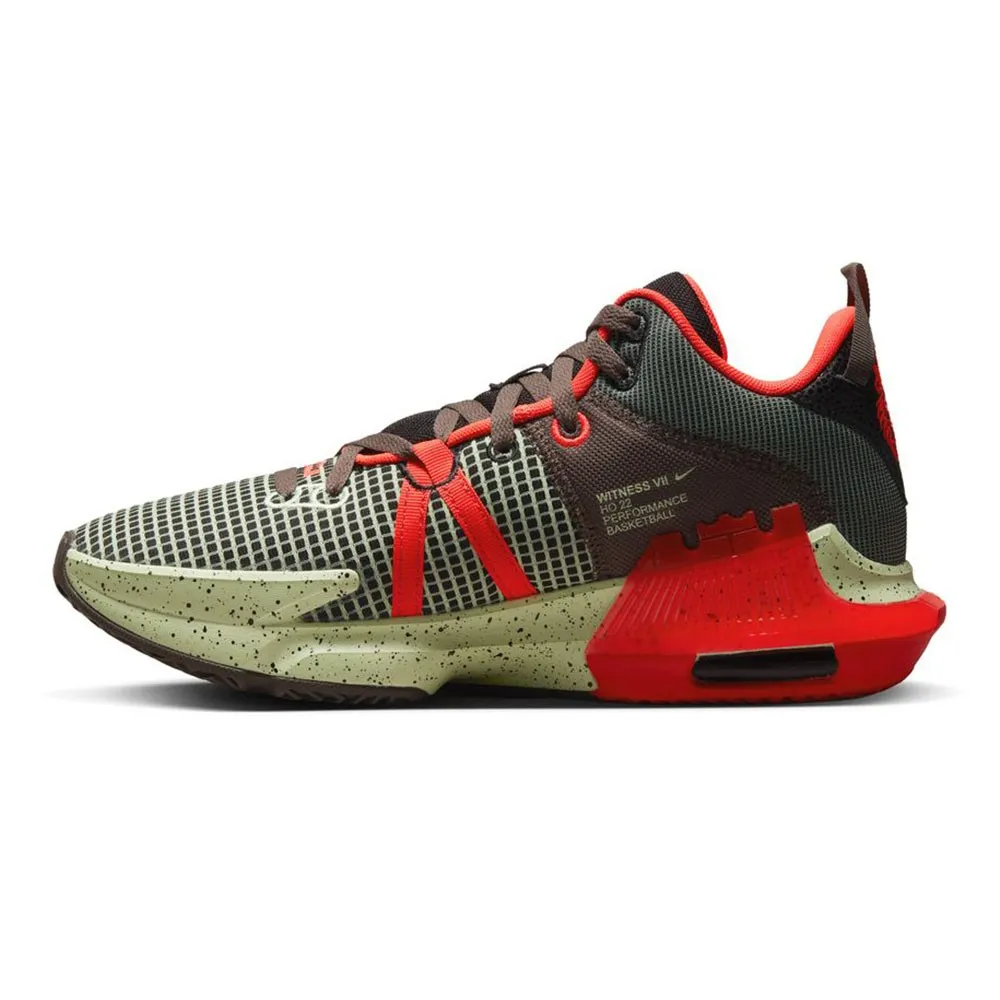 Nike Lebron Witness 7 Nero Rosso - Scarpe Basket Uomo