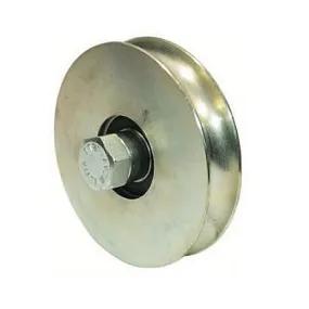 NOVA-FERR RUOTA ZINCATA GOLA AD O D.MM100 2 CUSCINETTI
