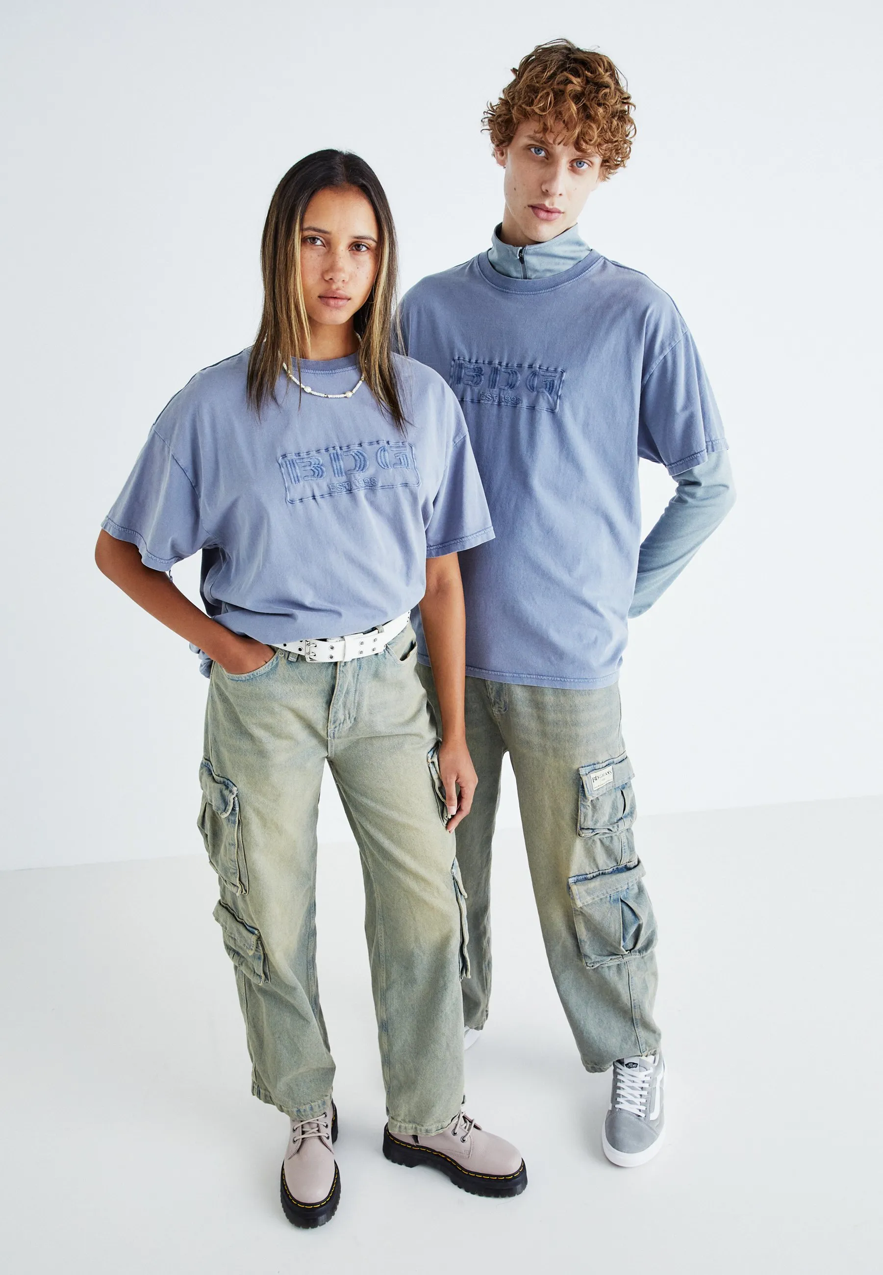 OVERSIZED LOGO ACID TEE UNISEX - T-shirt con stampa
