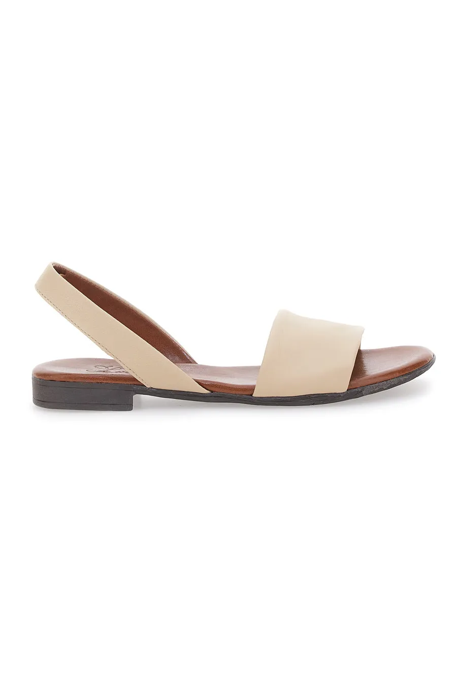   PITTARELLO LOOK Sandali Bassi Flat Sand In Pelle Pittarello Look 225140