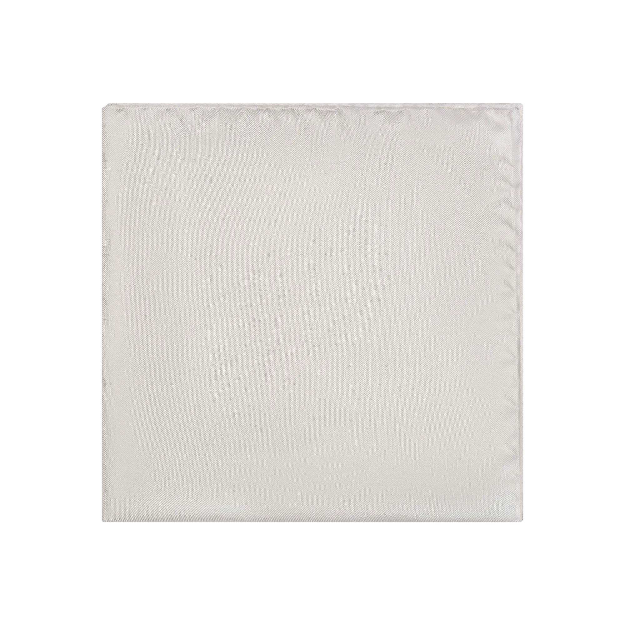 Pochette bianco in seta