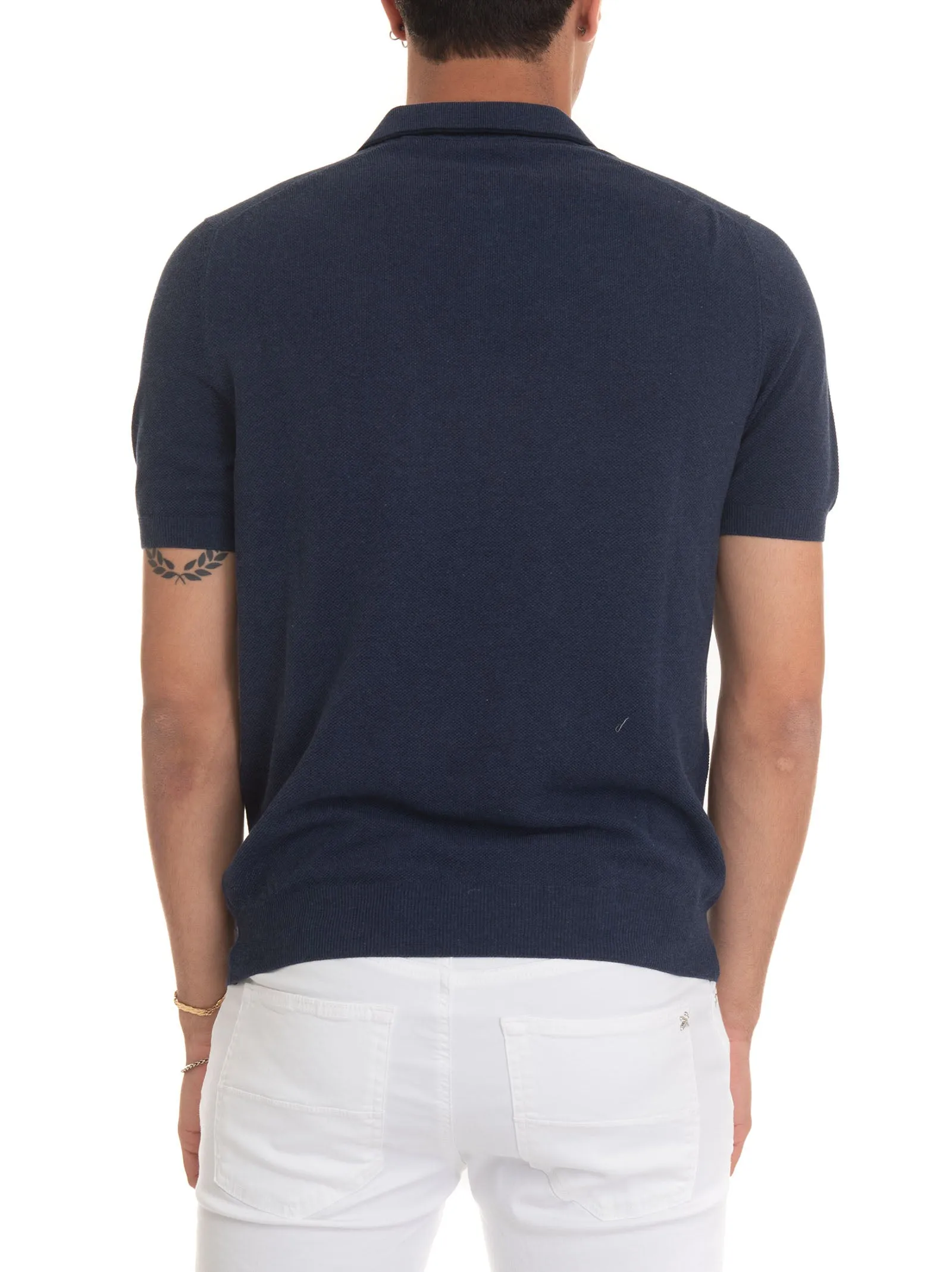 Polo manica corta Denim Gran Sasso Uomo