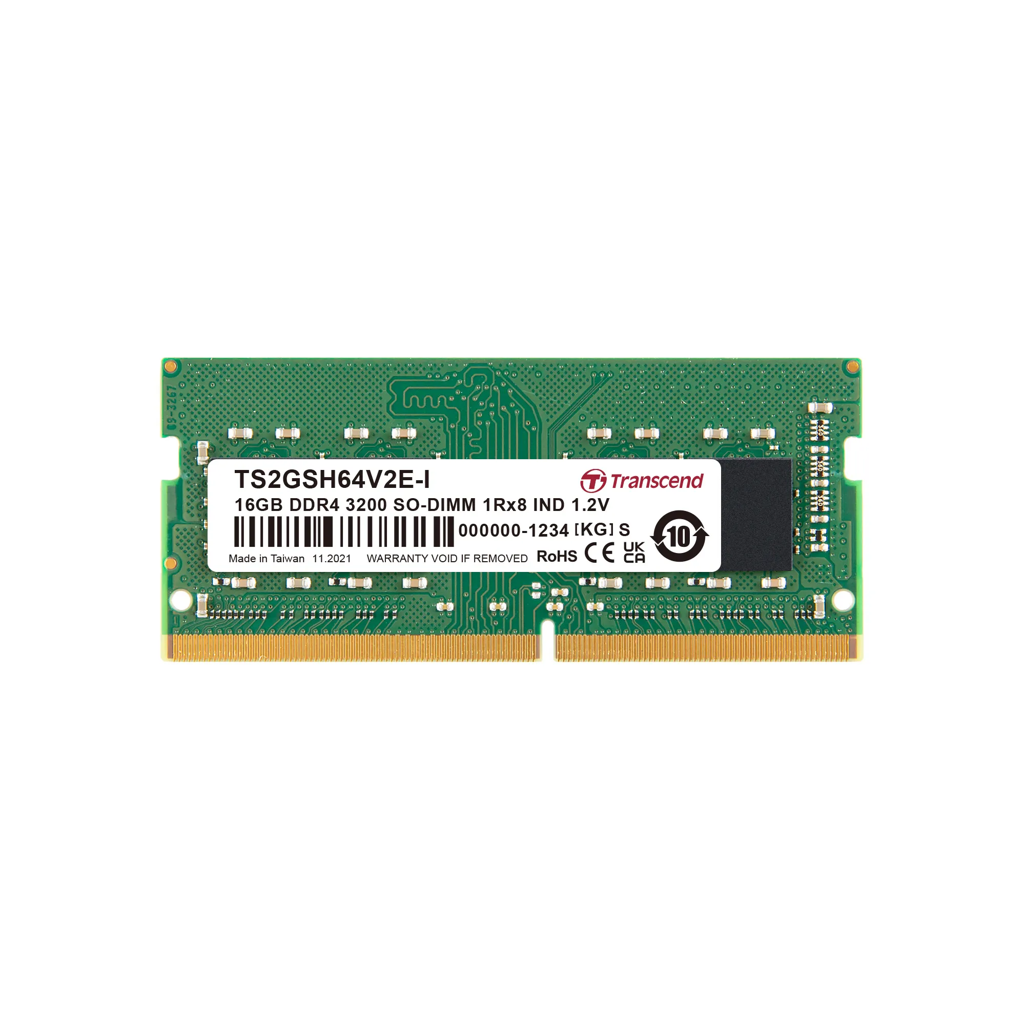 Scheda RAM Transcend 16 GB, 3200Mbit/s