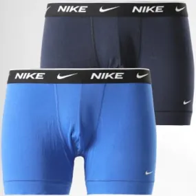 Set di 2 boxer Everyday in cotone elasticizzato KE1085 blu navy indaco