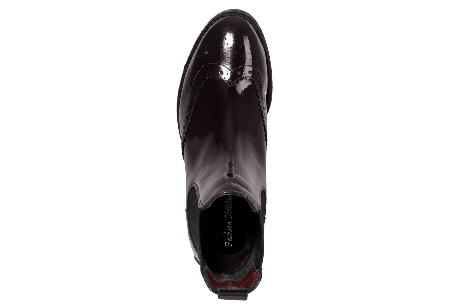 Stivaletto chelsea Donna in Pelle Marrone
