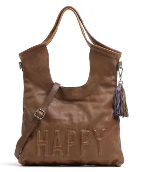  Taschendieb Wien Versöhnungsstraße 2 Borsa shopper pelle di vacchetta grana marrone  