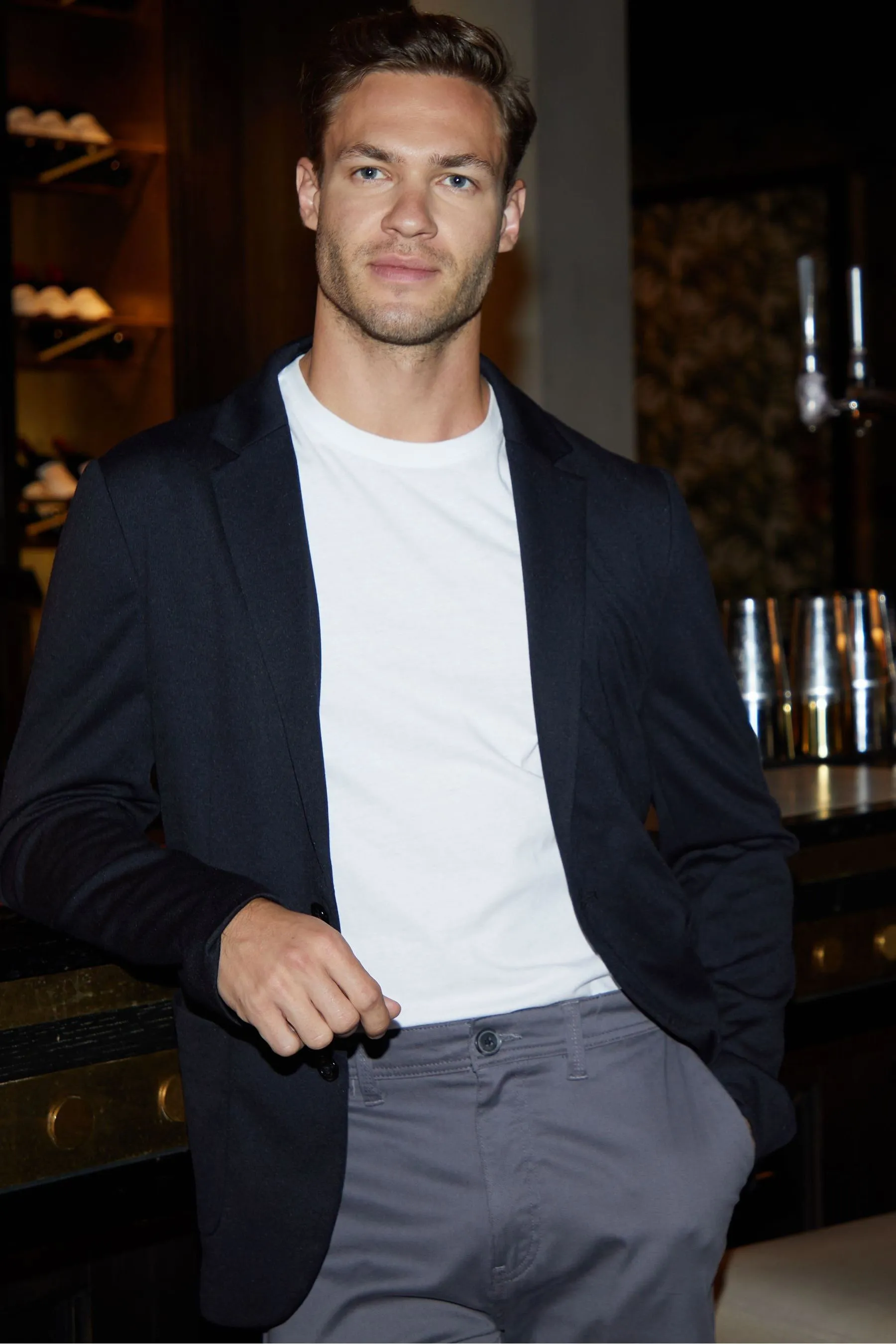 Threadbare Luxe - Blazer monopetto in jersey    