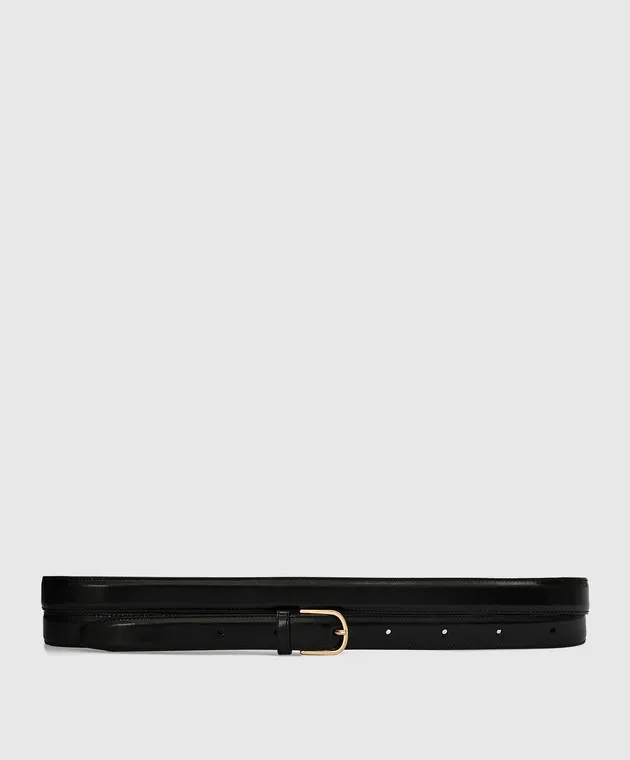 Toteme Cintura in pelle nera 2319002905
