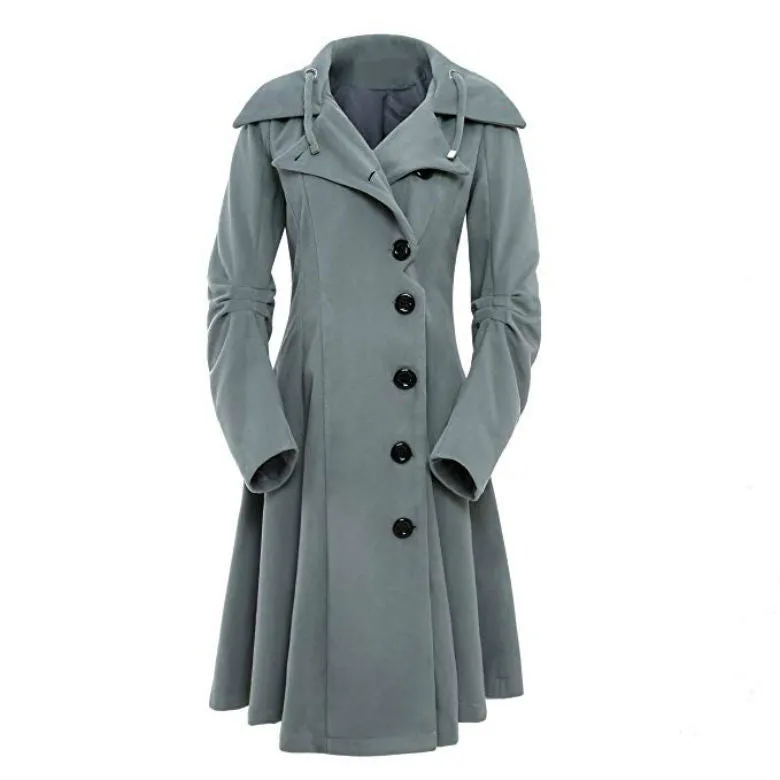 Trench cappotto doppiopetto slim fit