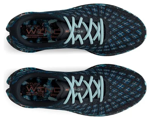 Under Armour FLOW Velociti Wind 2 Dark Sky Distance Black Blue Running Shoes