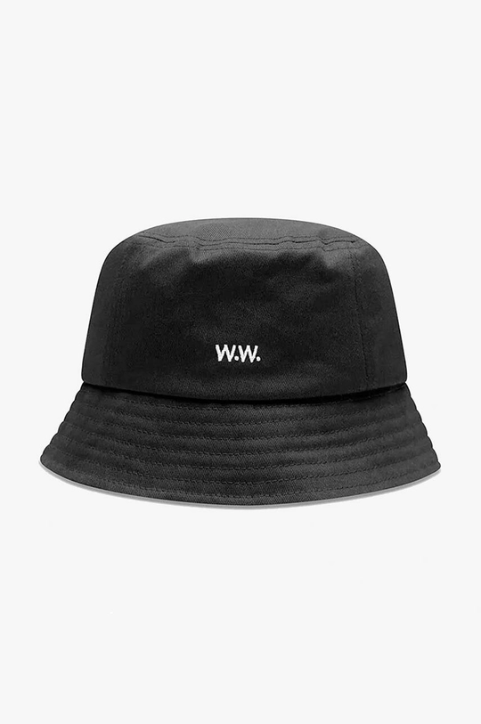 Wood Wood berretto in cotone Ossian Bucket Hat 12240817-7083 BLACK
